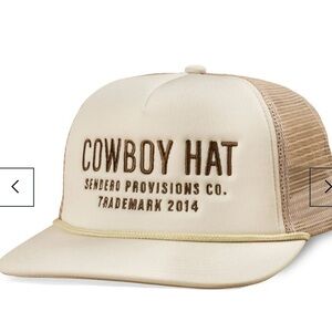 SENDERO - Cow Boy Baseball Cap - cream